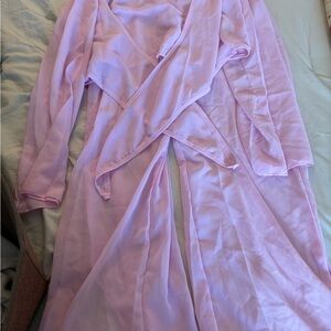 Light Lilac Wrap Dress